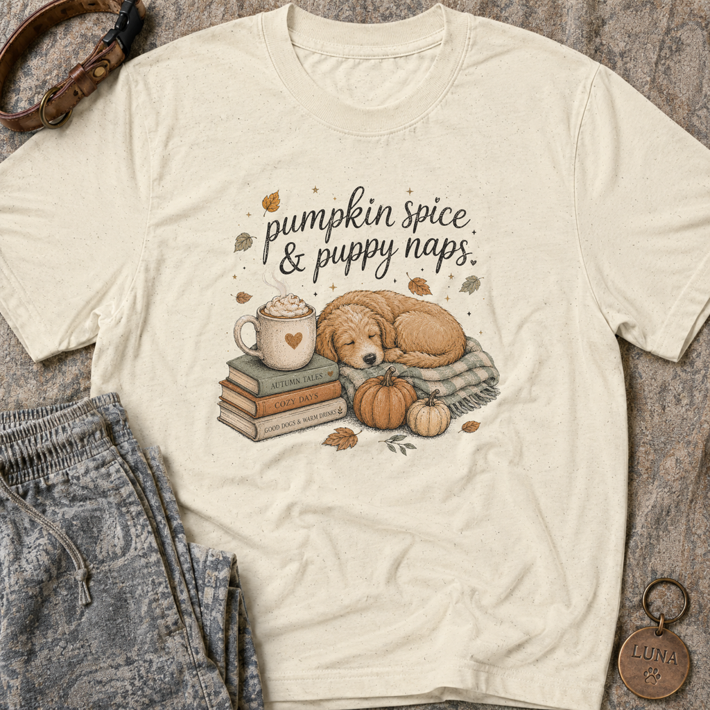 Pumpkin Spice & Puppy Naps T-Shirt
