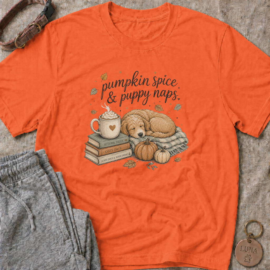 Pumpkin Spice & Puppy Naps T-Shirt