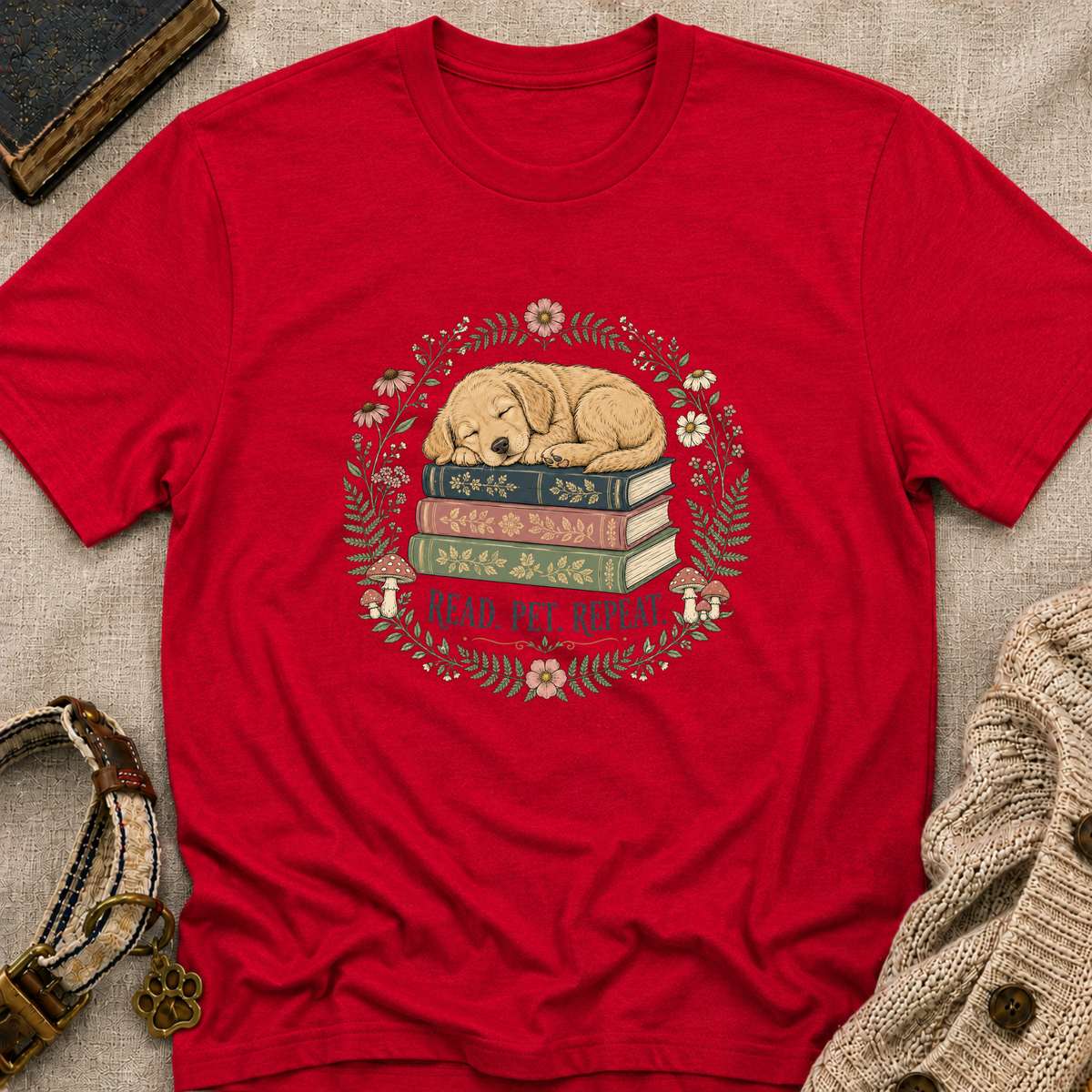 Read Pet Repeat T-Shirt