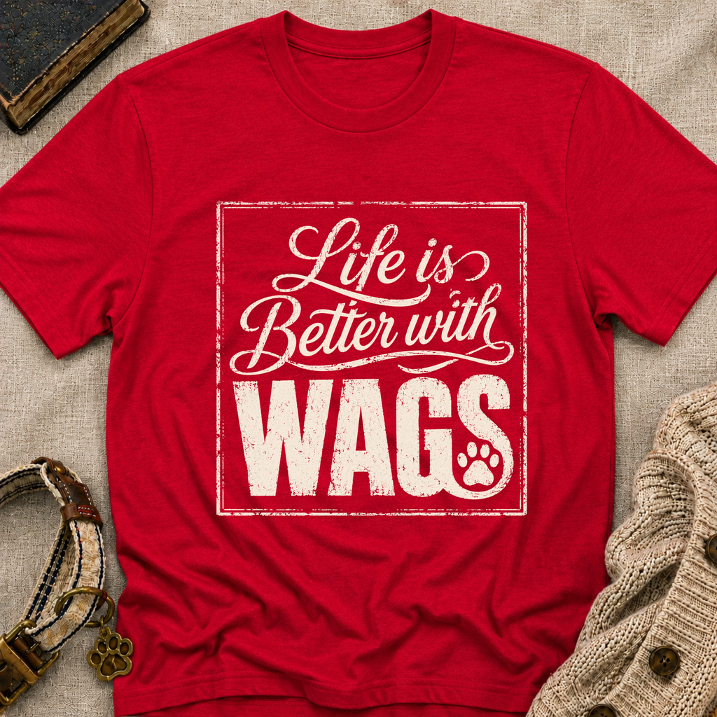 Better With Wags T-Shirt