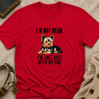 I’m Not Mean Yorkie T-Shirt