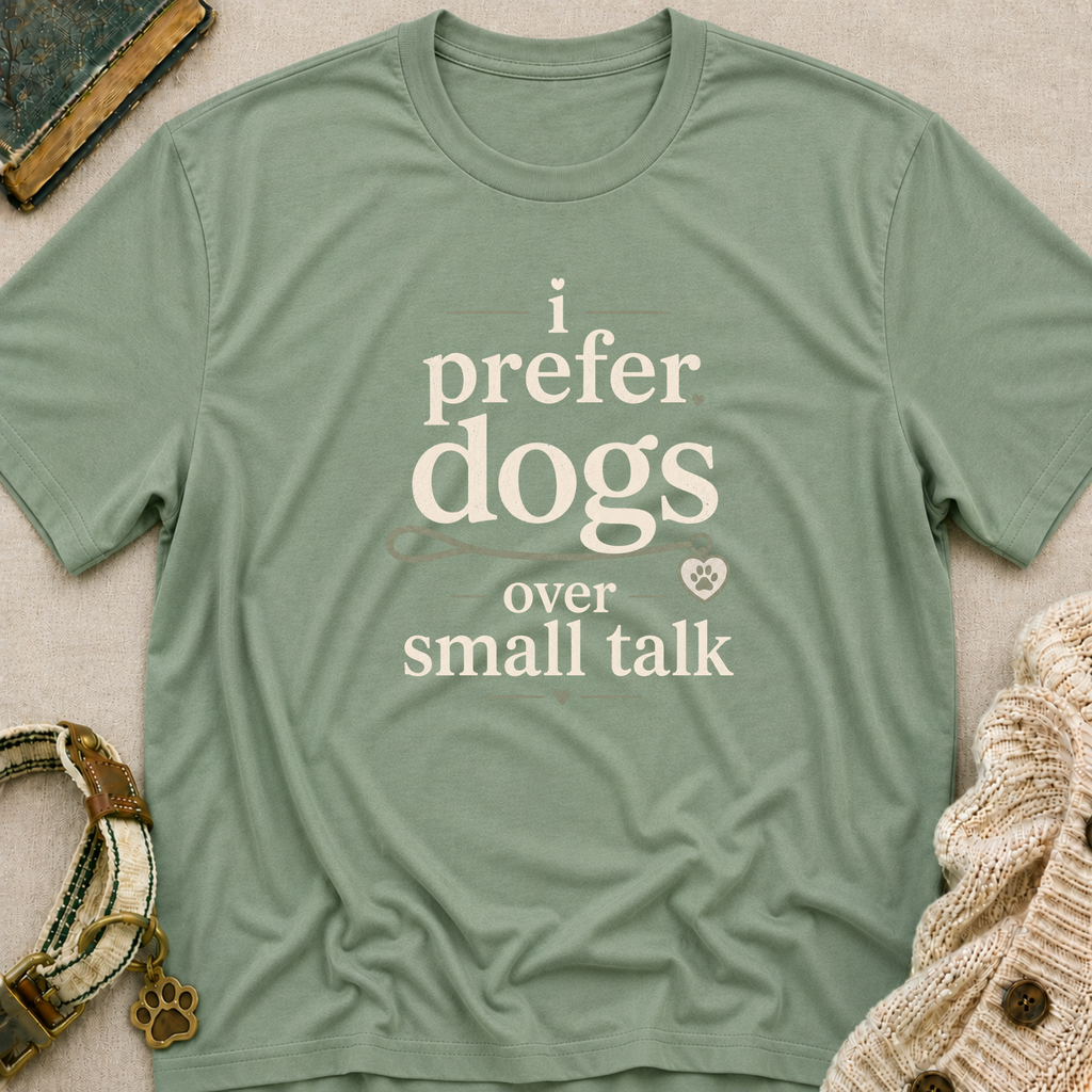 I Prefer Dogs T-Shirt