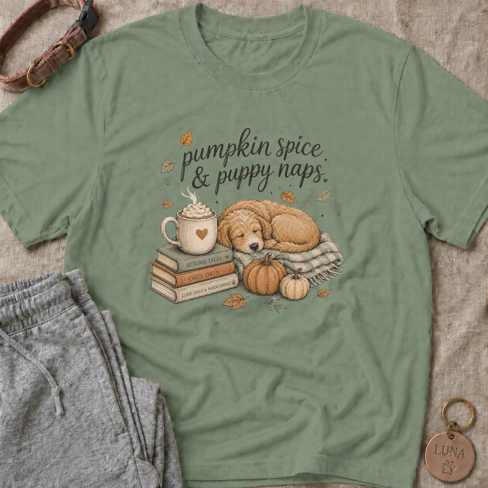 Pumpkin Spice & Puppy Naps T-Shirt