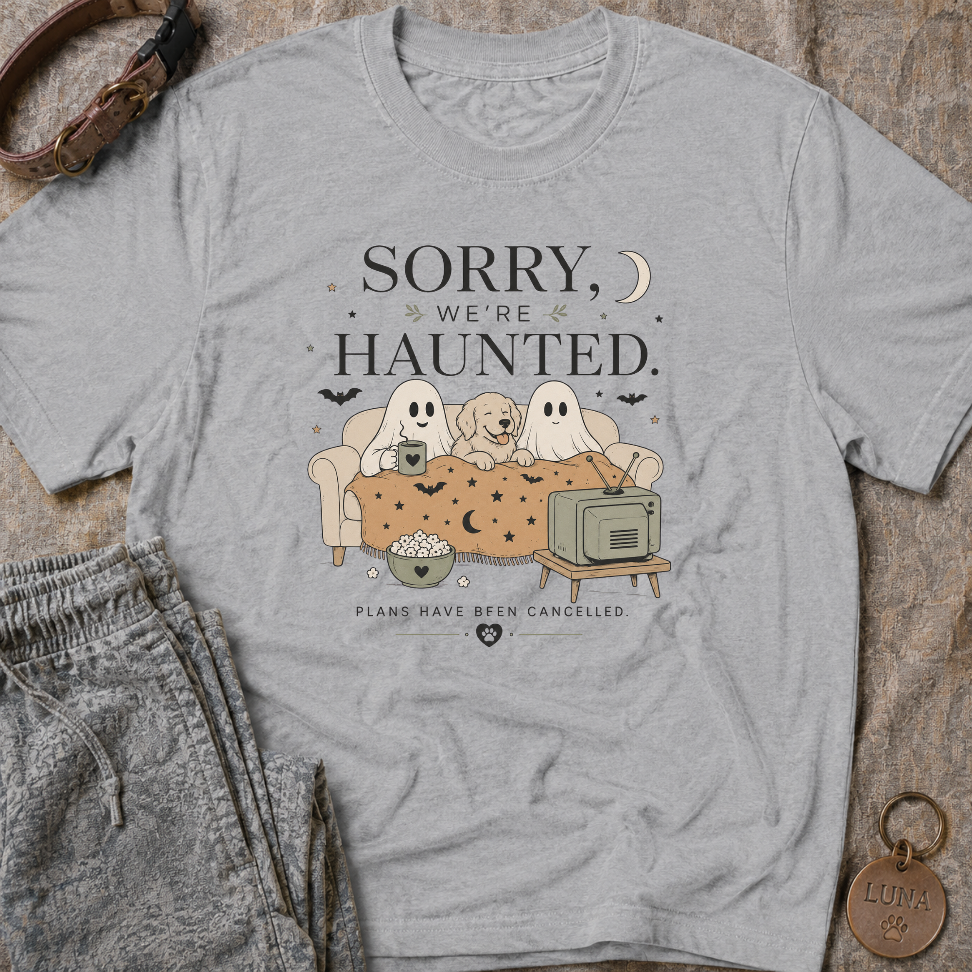 We're Haunted T-Shirt