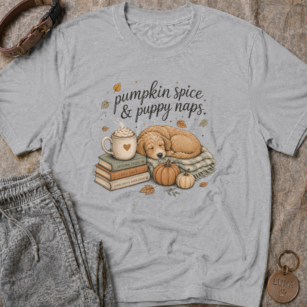 Pumpkin Spice & Puppy Naps T-Shirt