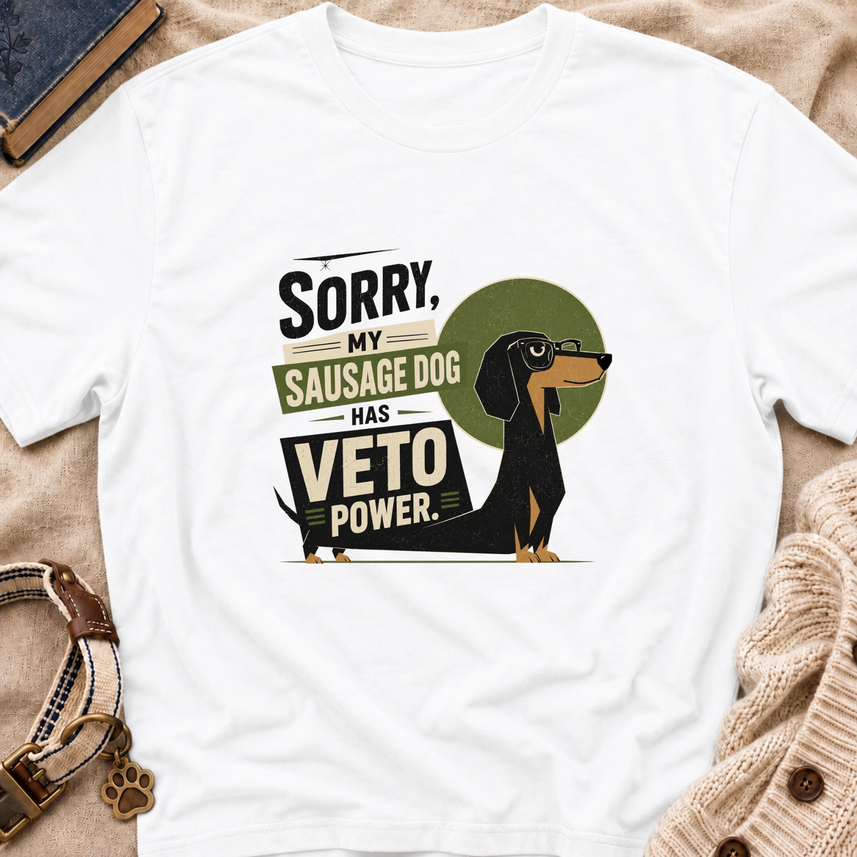 Sausage Dog Veto T-Shirt